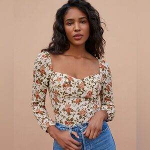 Reformation Reign Top Foliage - Size 2